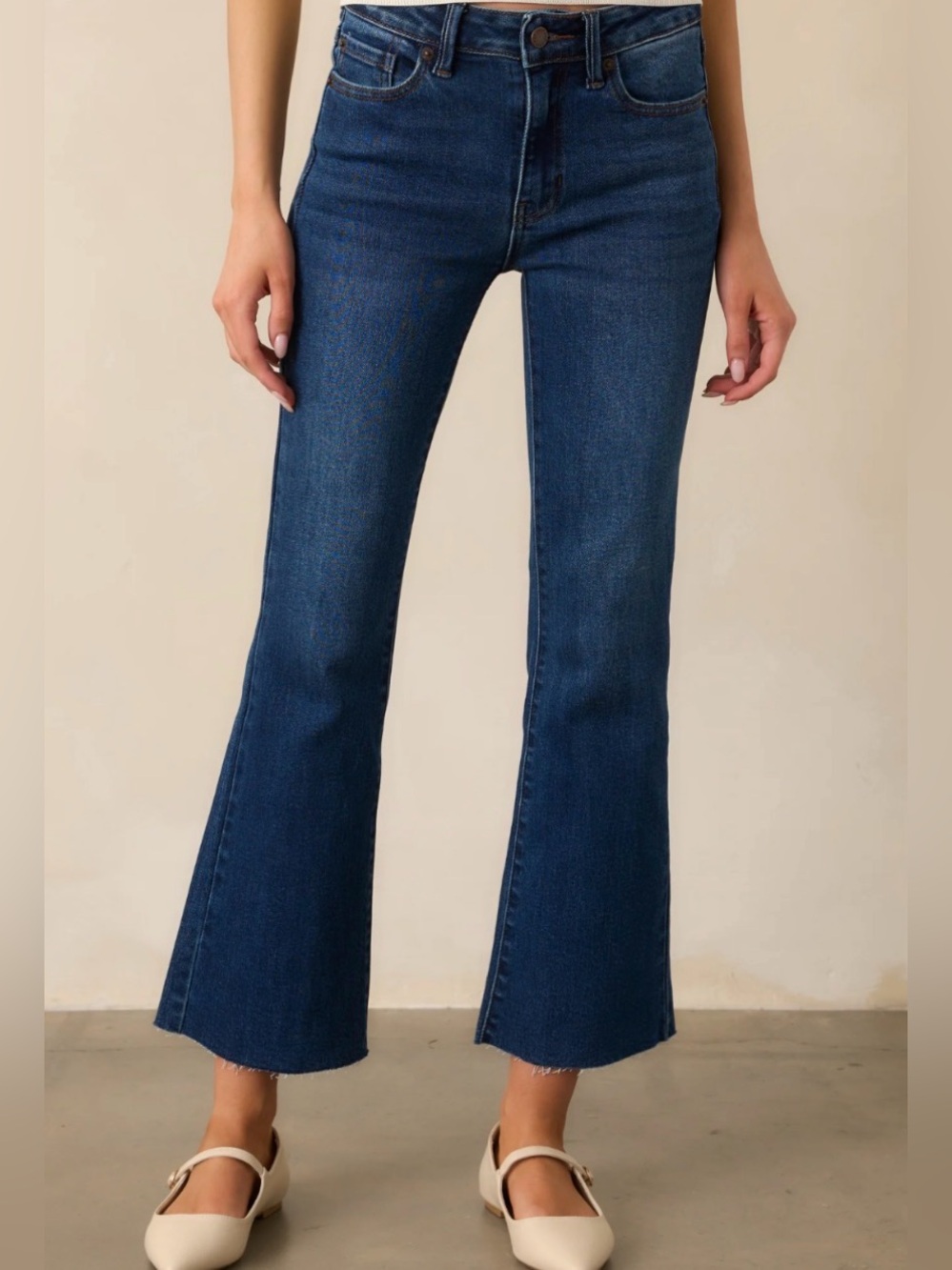Hudson Mid Rise Crop MIA 5 Pocket Flare